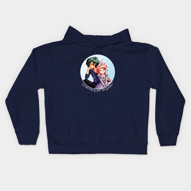 By Your Side Kids Hoodie by amissapanda